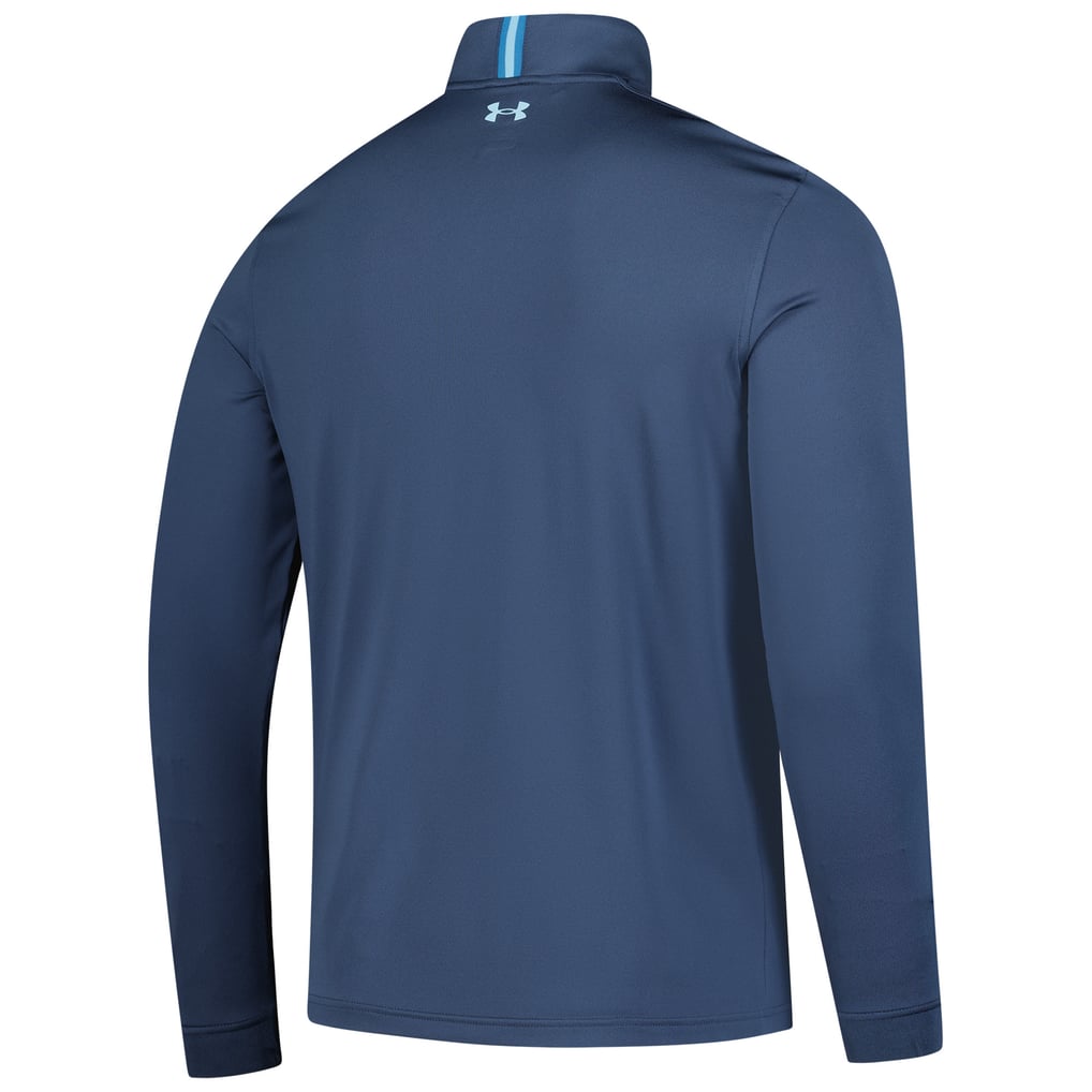  THE PLAYERS Under Armour Drive Chest Stripe Quarter-Zip Pullover - Blue